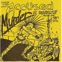 The Accüsed Murder In Berkeley!! USED VINYL 7INCH 45 RPM LIMITED EDITION