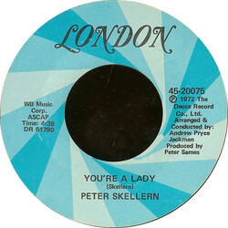 Peter Skellern You're A Lady USED VINYL 7INCH 45 RPM SINGLE STYRENE