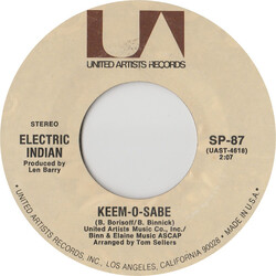 The Electric Indian Keem-O-Sabe / Land Of 1000 Dances USED VINYL 7INCH 45 RPM SINGLE REISSUE STYRENE STEREO