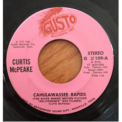Curtis McPeake Cahulawassee Rapids / Home Sweet Home USED VINYL 7INCH 45 RPM SINGLE