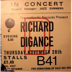 Richard Digance In Concert Vinyl LP USED