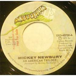 Mickey Newbury An American Trilogy / San Francisco Mabel Joy VINYL 7" USED
