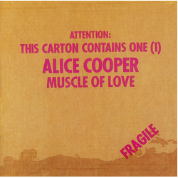 Alice Cooper auto-1 Muscle Of Love Vinyl LP USED