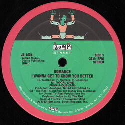 Romance (17) I Wanna Get To Know You Better VINYL 12" USED