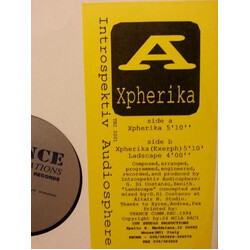 Introspektiv Audiosphere Xpherika USED VINYL 12INCH