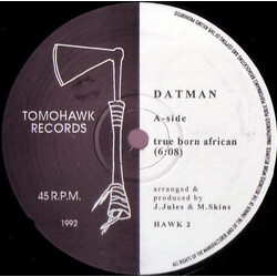 Dattman True Born African / Chant USED VINYL 12INCH 45 RPM