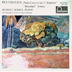 Ludwig Van Beethoven / Rudolf Serkin / The Philadelphia Orchestra / Eugene Ormandy Piano Concerto No. 5 "Emperor" / "Moonlight" Sonata Vinyl LP USED