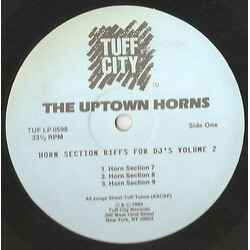 Uptown Horns Horn Section Riffs For Djs Vol. 2 Vinyl LP USED