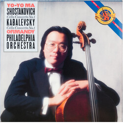 Yo-Yo Ma / Eugene Ormandy / The Philadelphia Orchestra / Dmitri Shostakovich / Dmitry Kabalevsky Cello Concerto No. 1 / Cello Concerto No. 1 Vinyl LP 
