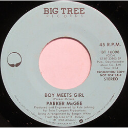 Parker McGee Boy Meets Girl USED VINYL 7INCH 45 RPM PROMO STEREO MONO
