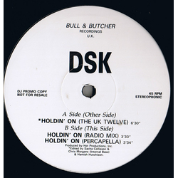DSK Holdin' On Vinyl 12" USED