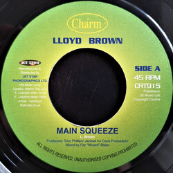 Lloyd Brown Main Squeeze USED VINYL 7INCH 45 RPM