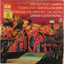 Aram Khatchaturian / Pyotr Ilyich Tchaikovsky / Leningrad Philharmonic Orchestra / Gennadi Rozhdestvensky Gayaneh / Francesca Da Rimini Vinyl LP USED