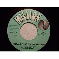 Claude Gray (2) Straight Down To Heaven / Jeannie USED VINYL 7INCH 45 RPM SINGLE