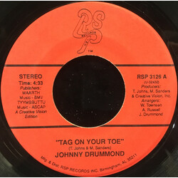 Johnny Drummond Tag On Your Toe / I'm Trapped USED VINYL 7INCH 45 RPM SINGLE