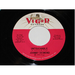 Johnny Desmond Untouchable / Red Lips USED VINYL 7INCH 45 RPM SINGLE