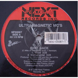 Ultramagnetic MC's Ease Back / Kool Keith Housing Things VINYL 12" USED