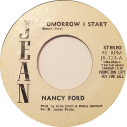 Nancy Ford Tomorrow I Start USED VINYL 7INCH 45 RPM PROMO STYRENE STEREO