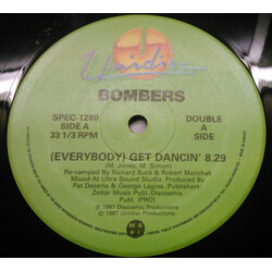 Bombers / Manu Dibango (Everybody) Get Dancin' / Soul Makossa / Big Blow USED VINYL 12INCH 33 S RPM REISSUE