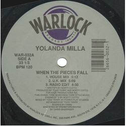 Yolanda Milla When The Pieces Fall VINYL 12" USED