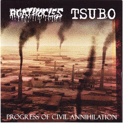 Agathocles / Tsubo (2) Progress Of Civil Annihilation USED VINYL 7INCH EP 33 S RPM LIMITED EDITION