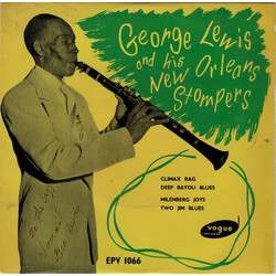 George Lewis And His New Orleans Stompers New Orleans Jazz, Vol 1 USED VINYL 7INCH 45 RPM EP REPRESS
