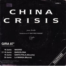 China Crisis June Bride USED VINYL 7INCH SINGLE PROMO