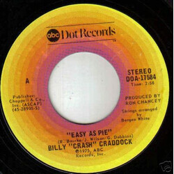 Billy 'Crash' Craddock Easy As Pie USED VINYL 7INCH 45 RPM SINGLE STYRENE