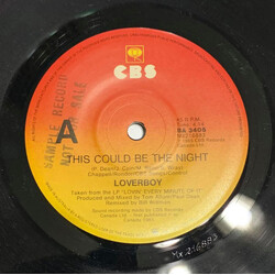 Loverboy This Could Be The Night USED VINYL 7INCH 45 RPM SINGLE