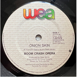 Boom Crash Opera Onion Skin USED VINYL 7INCH 45 RPM SINGLE