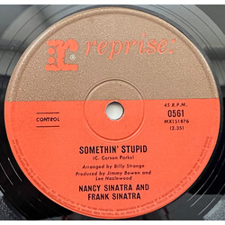 Nancy Sinatra / Frank Sinatra Somethin' Stupid USED VINYL 7INCH 45 RPM SINGLE