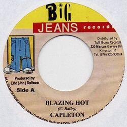 Capleton Blazing Hot USED VINYL 7INCH 45 RPM