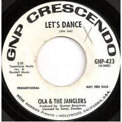 Ola & The Janglers Let's Dance USED VINYL 7INCH 45 RPM PROMO