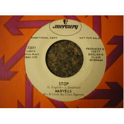 Marvels Stop / One Of These Old Days USED VINYL 7INCH SINGLE 45 RPM PROMO