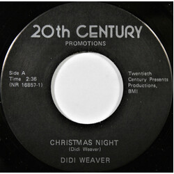 Didi Weaver Christmas Night USED VINYL 7INCH 45 RPM SINGLE