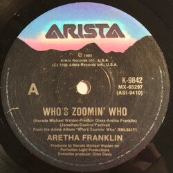 Aretha Franklin Who's Zoomin' Who USED VINYL 7INCH 45 RPM SINGLE