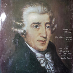 Joseph Haydn / The Little Orchestra Of London / Leslie Jones Six Divertimenti Op. 31 In 2 Volumes - Volume 1 Vinyl LP USED