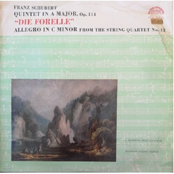 Jan Panenka / Jiří Novák (2) / Milan Škampa / Antonín Kohout / František Pošta / Lubomír Kostecký / Franz Schubert Quintet In A Major, Op. 114 "DIE FO