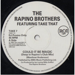 The Rapino Brothers / Take That Could It Be Magic USED VINYL 12INCH 45 RPM PROMO