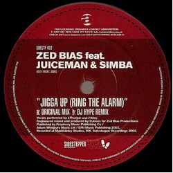 Zed Bias / MC Juiceman / Simba Jigga Up (Ring The Alarm) USED VINYL 12INCH 45 RPM