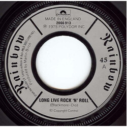 Rainbow Long Live Rock 'N' Roll USED VINYL 7INCH 45 RPM SINGLE