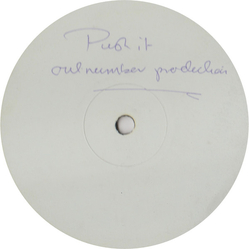 Unknown Artist Push USED VINYL 12INCH WHITE LABEL