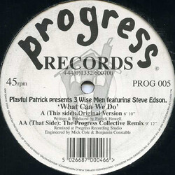 Patrick Howell / 3 Wise Men / Steve Edson What Can We Do USED VINYL 12INCH 45 RPM