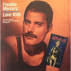 Freddie Mercury Love Kills USED VINYL 7INCH 45 RPM SINGLE