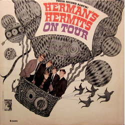 Herman's Hermits Their Second Album! Herman's Hermits On Tour Vinyl LP USED