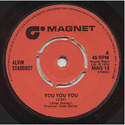 Alvin Stardust You You You Vinyl 7" USED