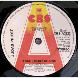 Judas Priest Chains USED VINYL 7INCH 33 S RPM 45 RPM SINGLE PROMO
