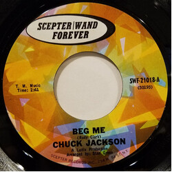 Chuck Jackson Beg Me USED VINYL 7INCH 45 RPM REISSUE