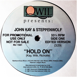 John Kay / Steppenwolf Hold On Vinyl 12" USED