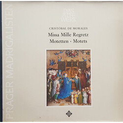 Cristóbal de Morales / Prague Madrigal Singers / Miroslav Venhoda Missa Mille Regretz - Motetten • Motets Vinyl LP USED